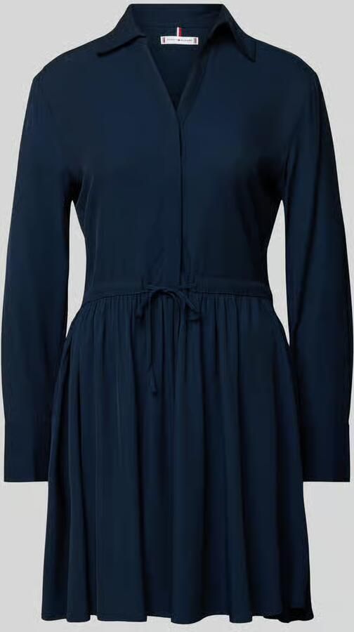 Tommy Hilfiger Mini-jurk met tunnelkoord in de taille