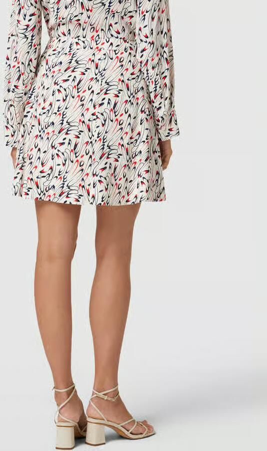 Tommy Hilfiger Minirok SMALL RIBBON SHORT SKIRT Webrok met allover patroon
