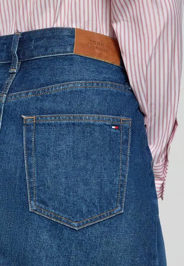 Tommy Hilfiger Nauwsluitend model Jeansrok van puur katoen