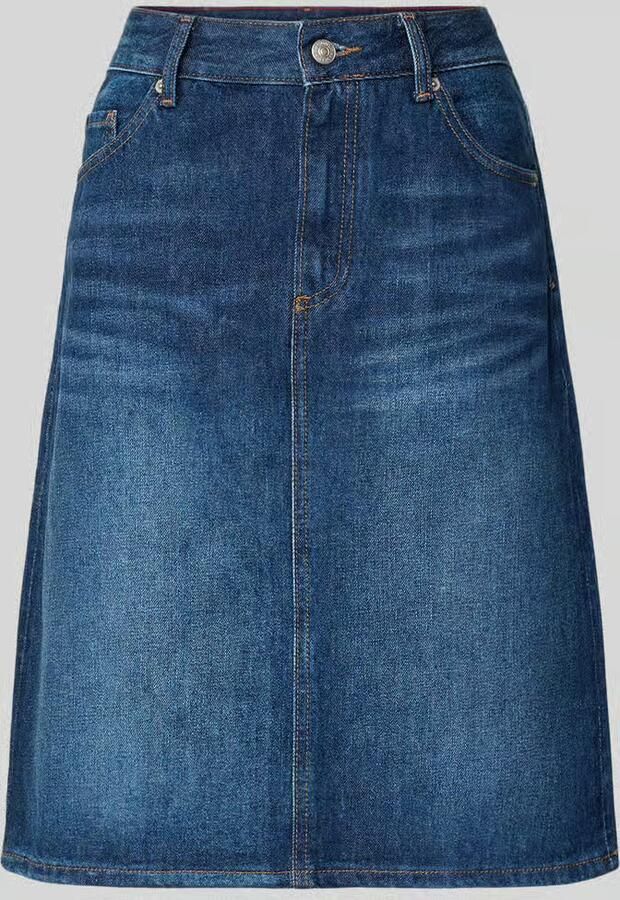 Tommy Hilfiger Nauwsluitend model Jeansrok van puur katoen - Foto 2