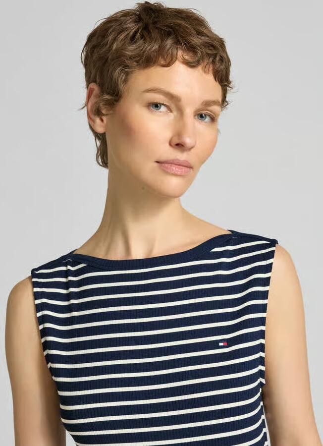Tommy Hilfiger Nauwsluitende vrijetijdsjurk van viscosemix