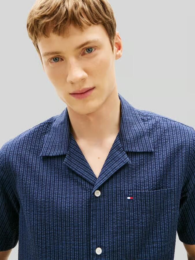 Tommy Hilfiger Overhemd met korte mouwen met reverskraag