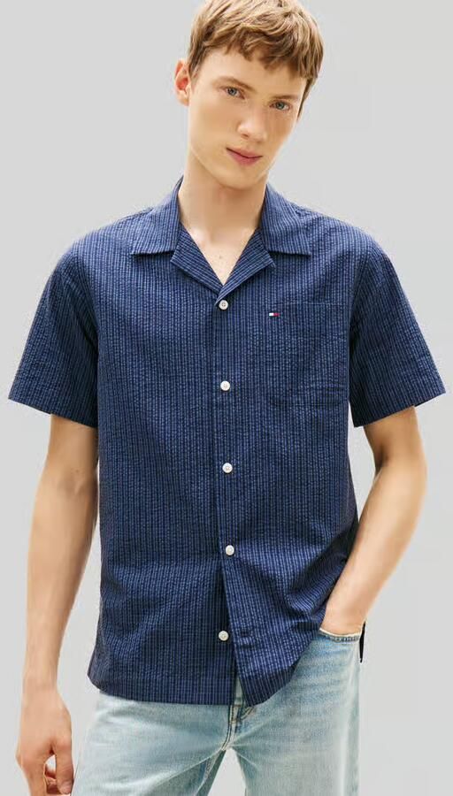 Tommy Hilfiger Overhemd met korte mouwen met reverskraag - Foto 2