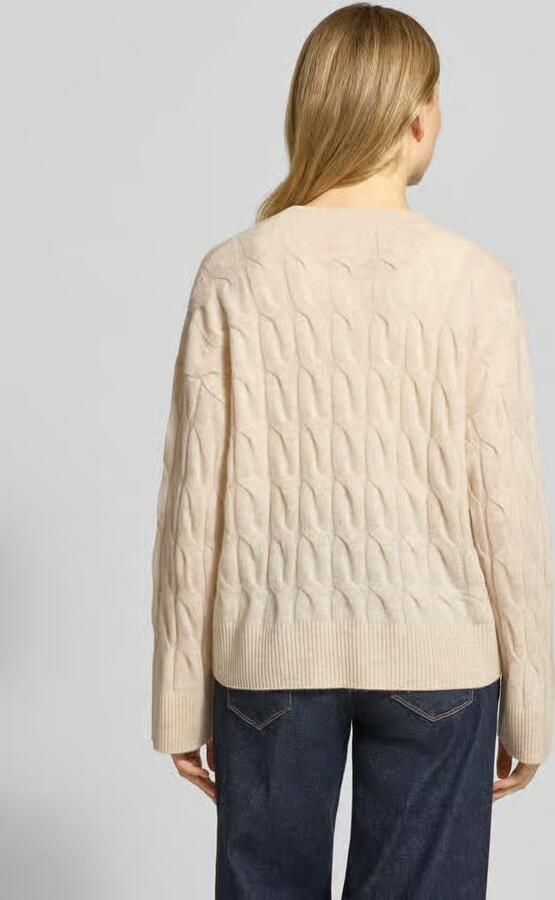 Tommy Hilfiger Oversized gebreid jack van pure wol