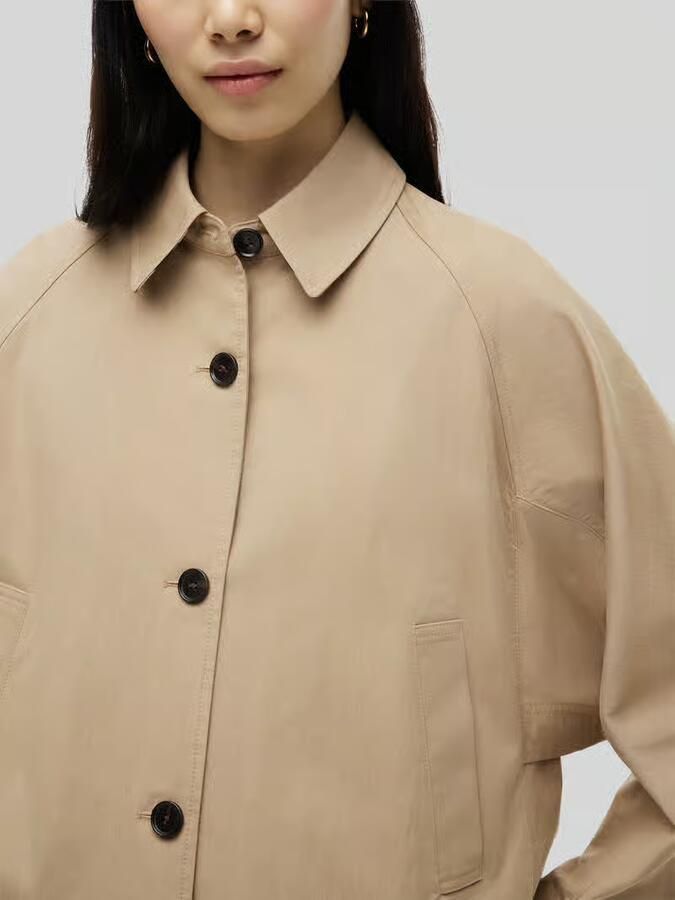 Tommy Hilfiger Oversized hemdjack van katoenmix