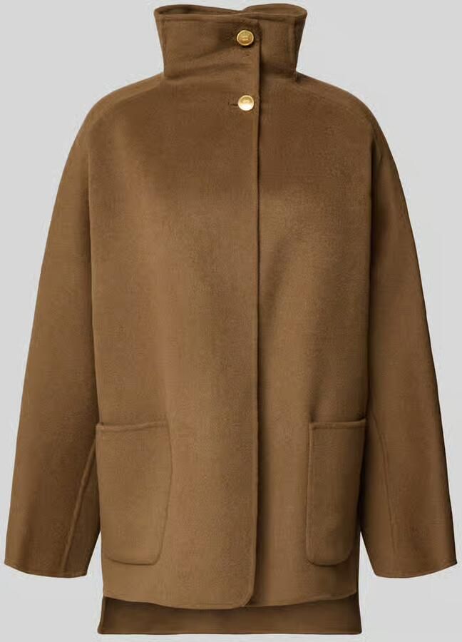 Tommy Hilfiger Oversized lange jas van wolmix