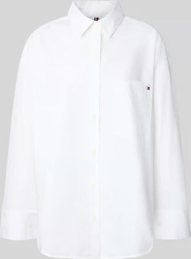 Tommy Hilfiger Oversized overhemdblouse van puur katoen - Foto 3