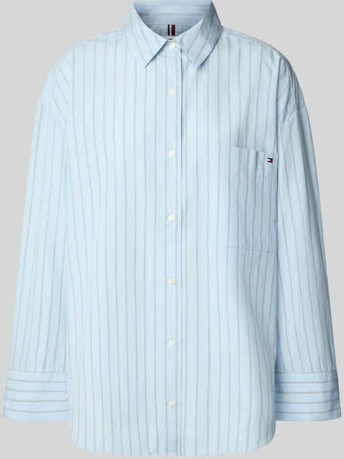 Tommy Hilfiger Oversized overhemdblouse van puur katoen - Foto 5
