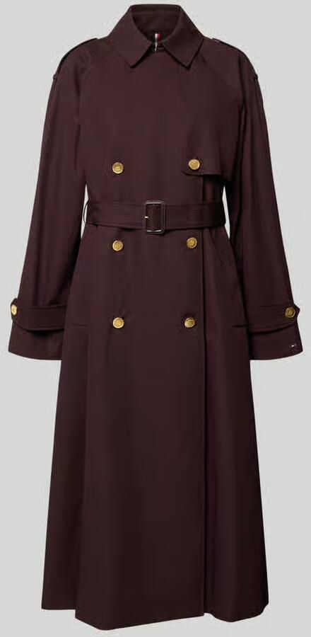 Tommy Hilfiger Oversized trenchcoat van puur katoen