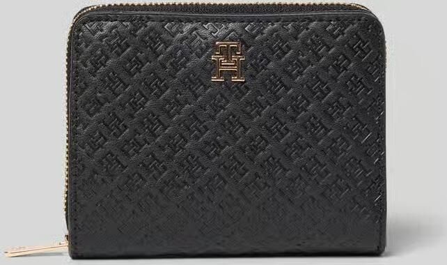 Tommy Hilfiger Portemonnee van kunstleer met all-over logoprint