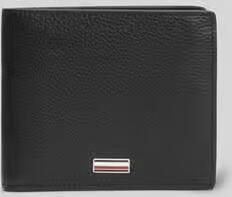 Tommy Hilfiger Portemonnee van echt leer met logo-applicatie