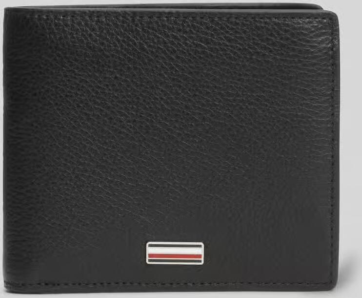 Tommy Hilfiger Portemonnee van echt leer met logo-applicatie - Foto 2