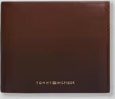 Tommy Hilfiger Portemonnee van echt leer met logoband