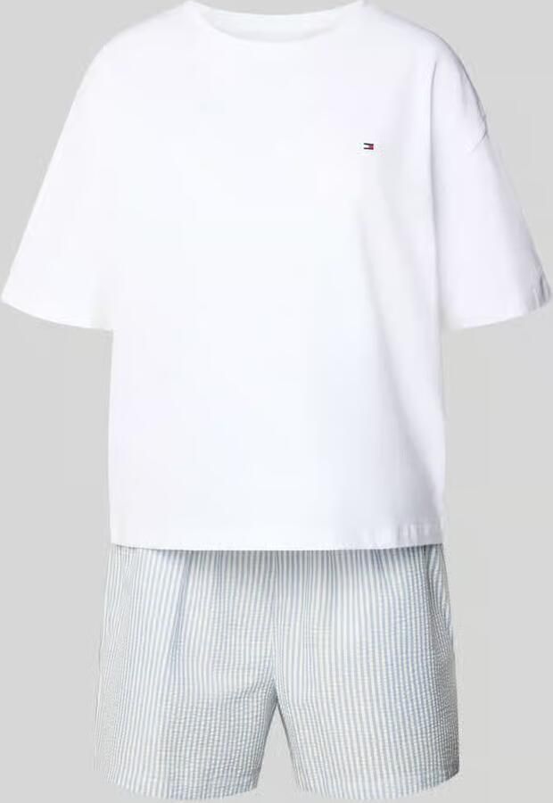 Tommy Hilfiger Pyjama-sets JERSEY TEE SEERSUCKER SHORT SET - Foto 2
