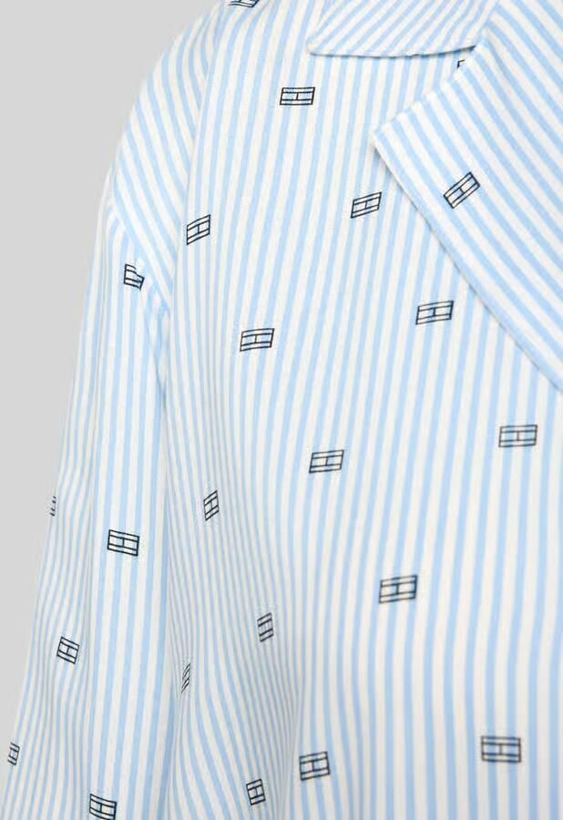 Tommy Hilfiger Pyjamabovendeel met logoprint van viscose