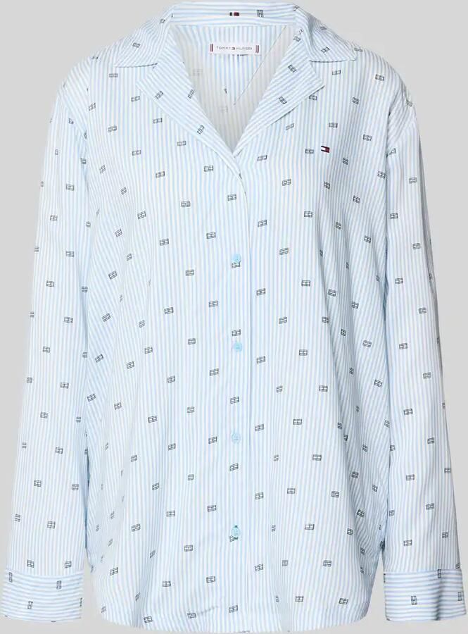 Tommy Hilfiger Pyjamabovendeel met logoprint van viscose - Foto 2