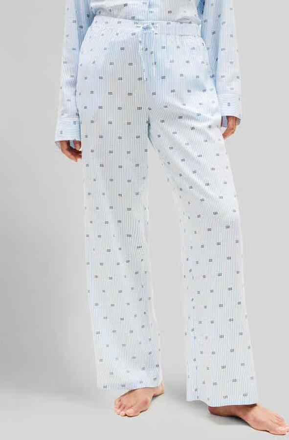 Tommy Hilfiger Pyjamabroek met print van viscose - Foto 2