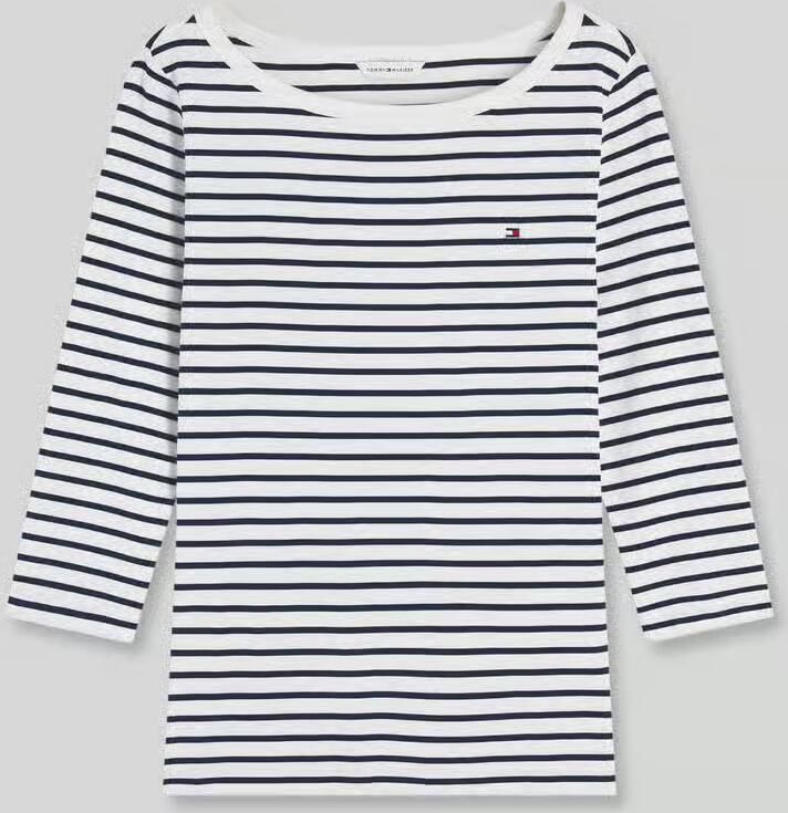 Tommy Hilfiger regular fit 3 4-shirt van puur katoen