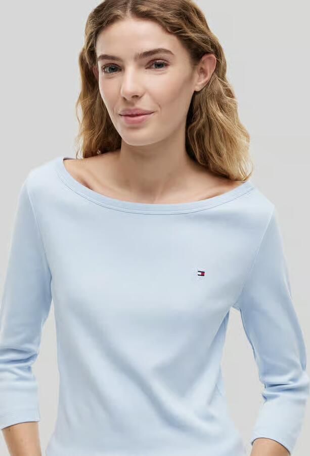 Tommy Hilfiger regular fit 3 4-shirt van puur katoen - Foto 4