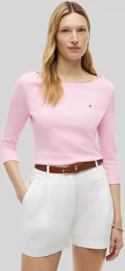 Tommy Hilfiger regular fit 3 4-shirt van puur katoen - Foto 2