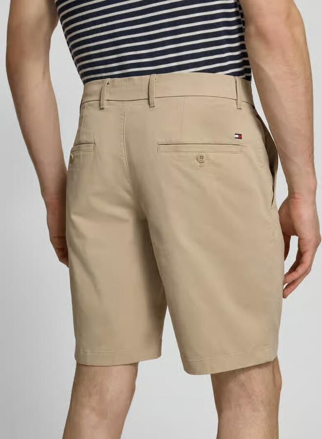 Tommy Hilfiger regular fit bermuda s van katoenmix