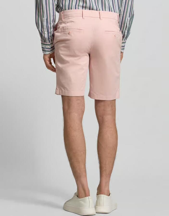 Tommy Hilfiger regular fit bermuda s van katoenmix