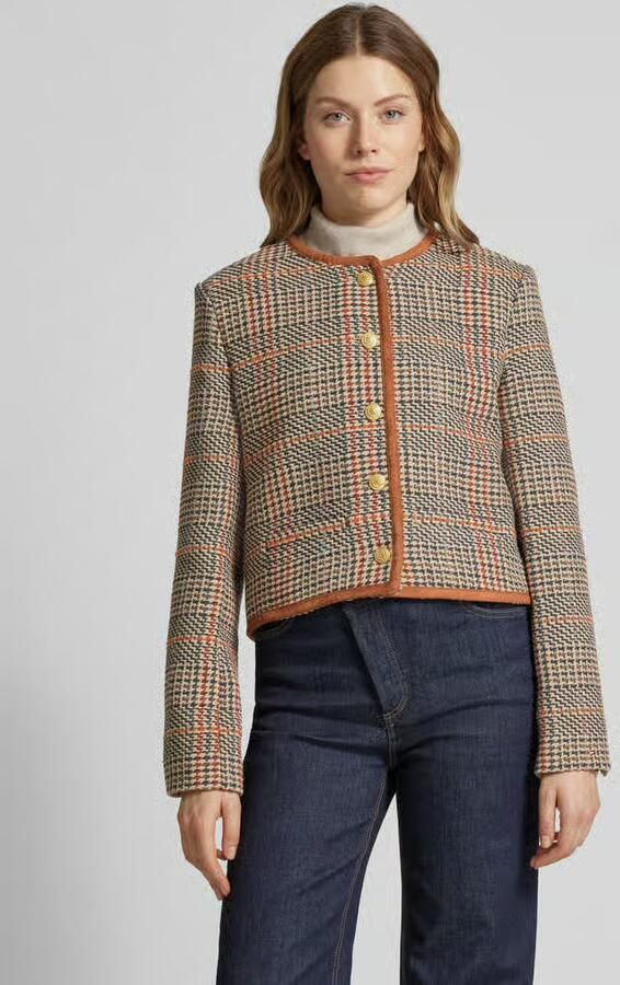 Tommy Hilfiger Regular fit blazer met ronde hals - Foto 2