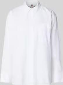 Tommy Hilfiger regular fit blouse met lange mouwen van puur katoen