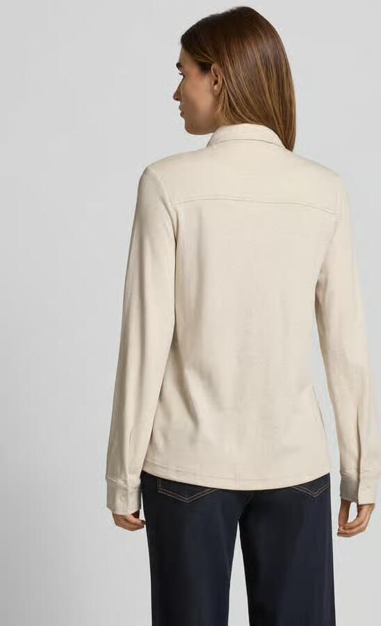 Tommy Hilfiger Regular fit blouse met lange mouwen van puur katoen