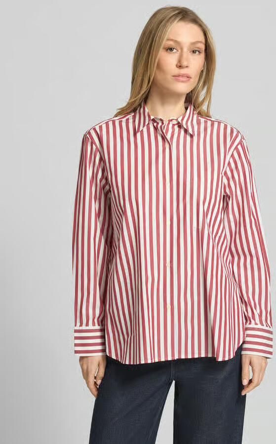 Tommy Hilfiger regular fit blouse met lange mouwen van puur katoen - Foto 3