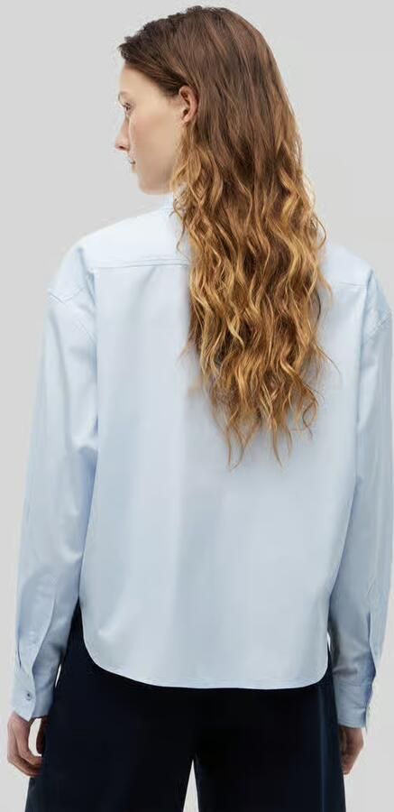 Tommy Hilfiger regular fit blouse met lange mouwen van puur katoen - Foto 2