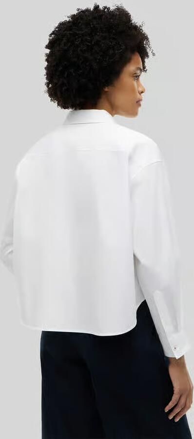 Tommy Hilfiger regular fit blouse met lange mouwen van puur katoen - Foto 3