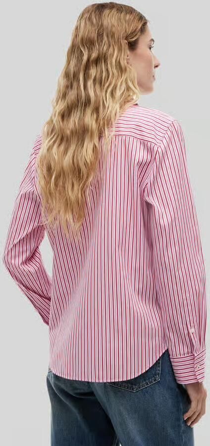 Tommy Hilfiger regular fit blouse met lange mouwen van puur katoen - Foto 3