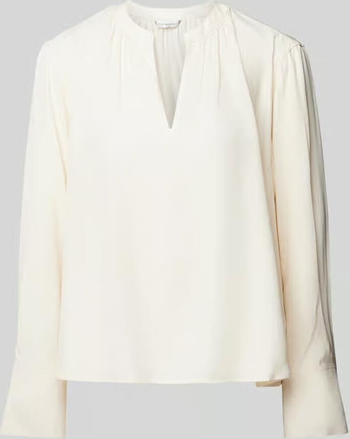 Tommy Hilfiger Regular fit blouseshirt van viscose met opstaande kraag - Foto 3