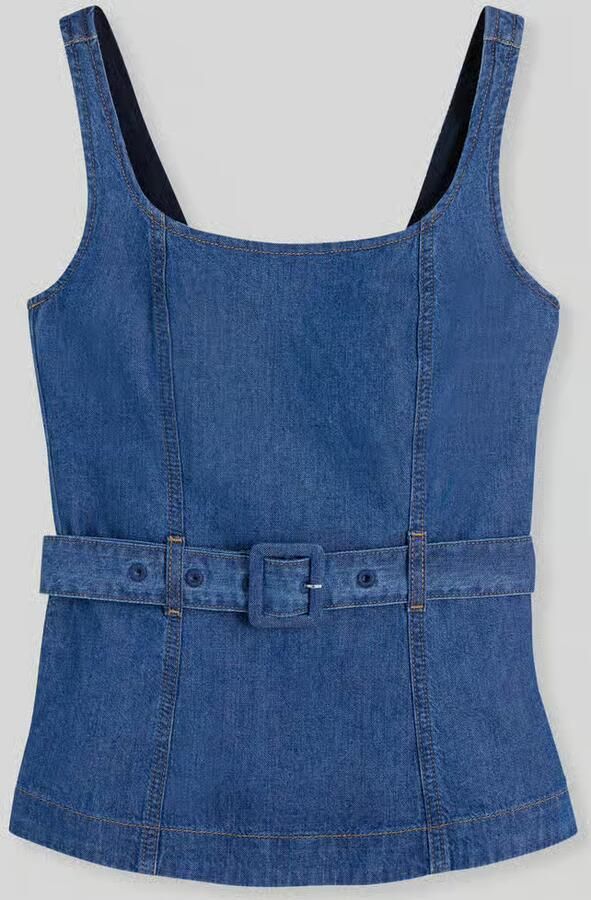 Tommy Hilfiger regular fit blousetop van puur katoen