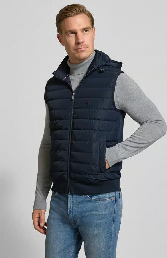 Tommy Hilfiger Regular fit bodywarmer met afneembare capuchon - Foto 2