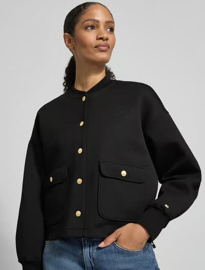 Tommy Hilfiger Regular fit bomberjack van katoenmix model 'GOLD BUTTON BOMBER' - Foto 2