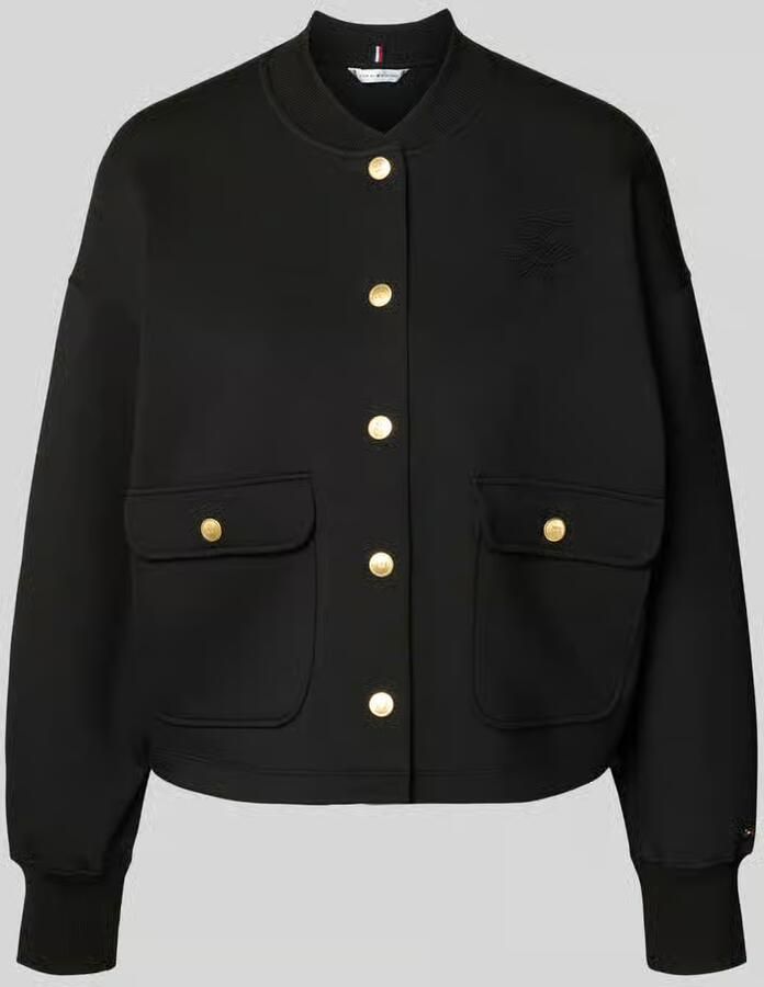 Tommy Hilfiger Regular fit bomberjack van katoenmix model 'GOLD BUTTON BOMBER'
