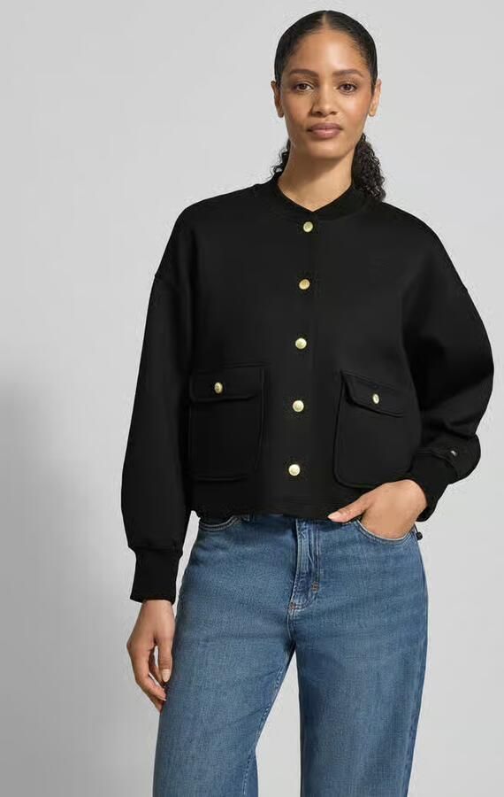 Tommy Hilfiger Regular Fit bomberjack van katoenmix model 'GOLD BUTTON BOMBER' - Foto 3