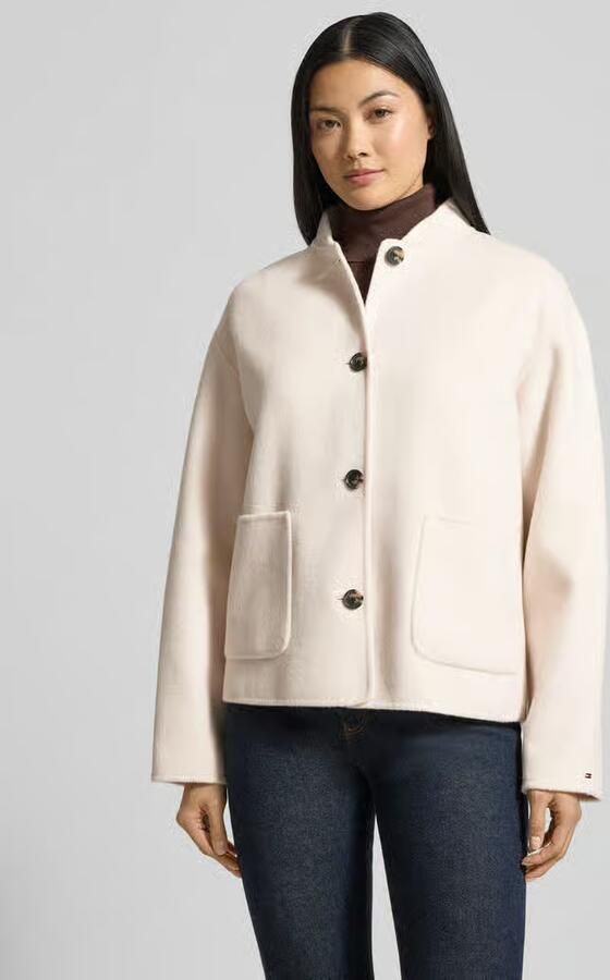 Tommy Hilfiger Regular fit Bomberjack van wolmix - Foto 4