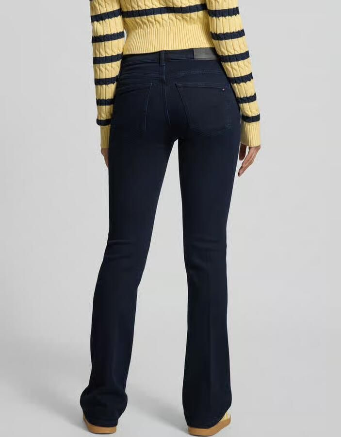 Tommy Hilfiger Regular fit bootcut jeans van katoenmix