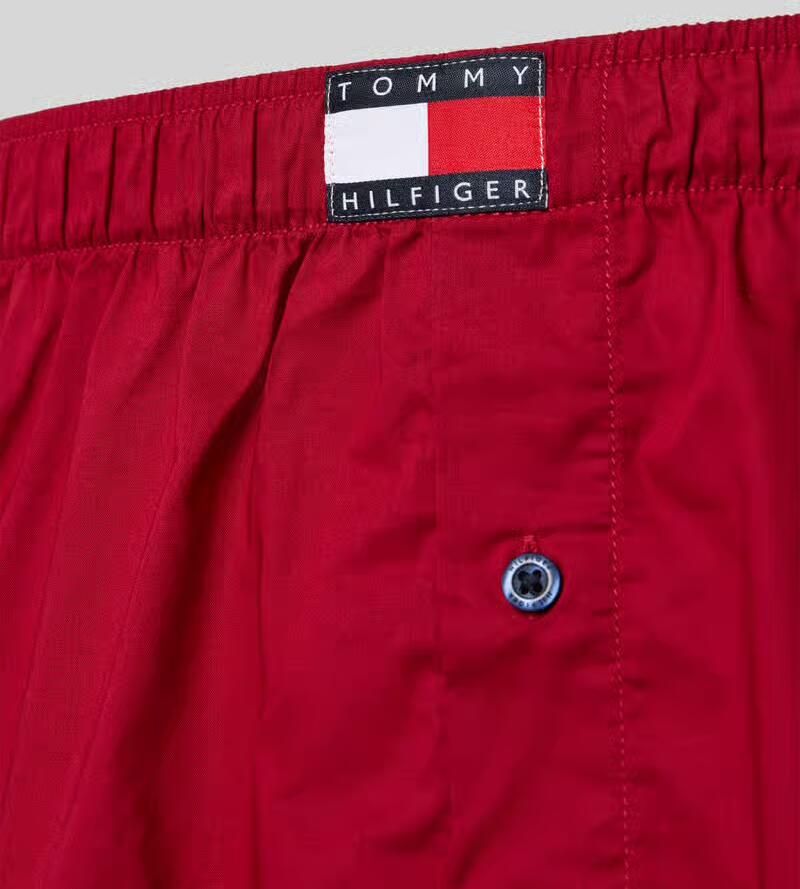 Tommy Hilfiger Regular fit boxershorts van puur katoen in een Set van 3