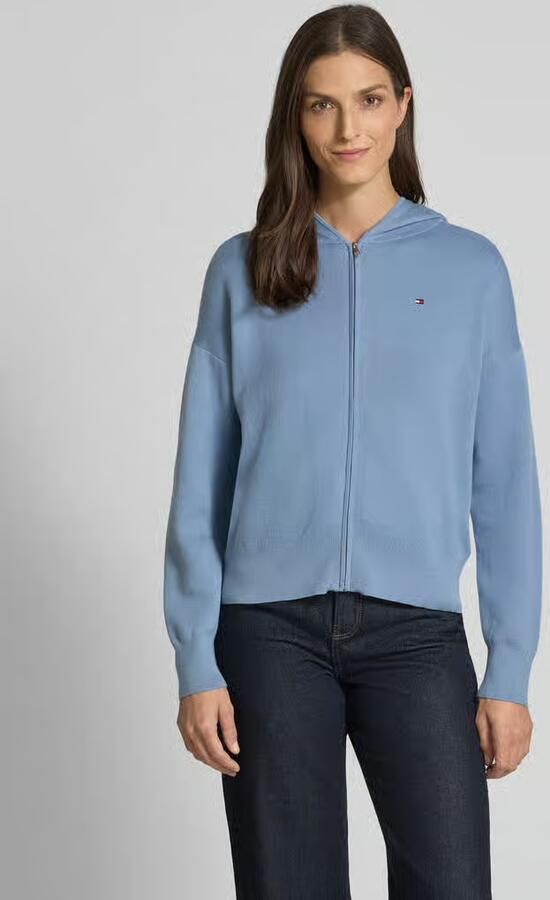 Tommy Hilfiger Regular fit cardigan van katoenmix - Foto 2