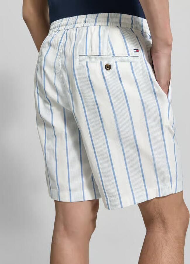 Tommy Hilfiger regular fit chino-bermuda van puur katoen model 'DOVER 8'