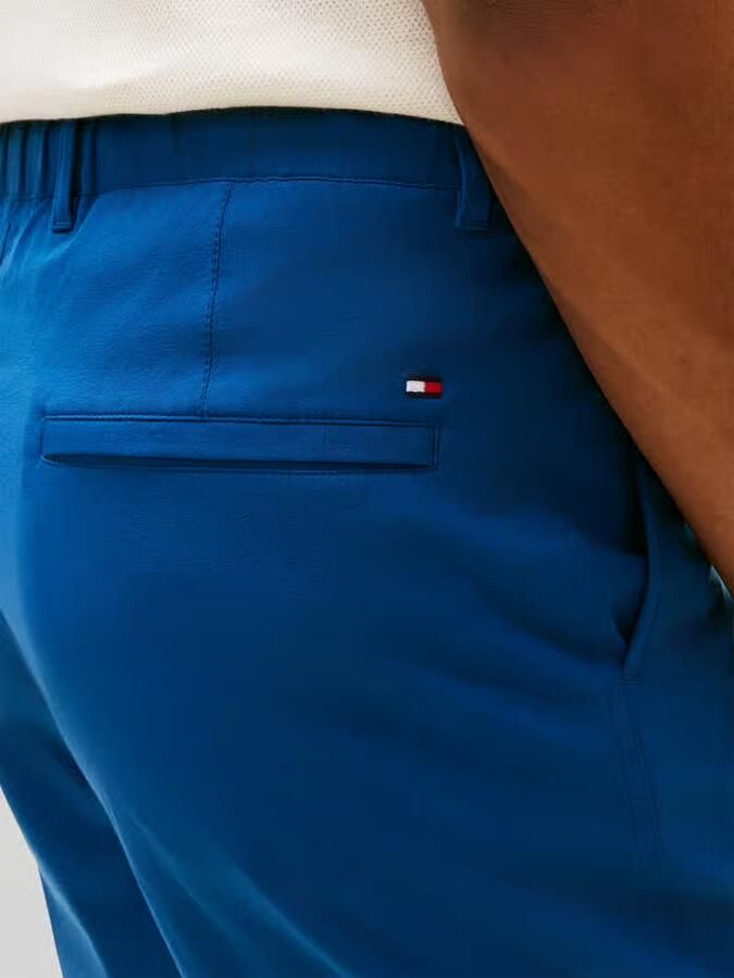 Tommy Hilfiger regular fit chino-shorts met labelstitching