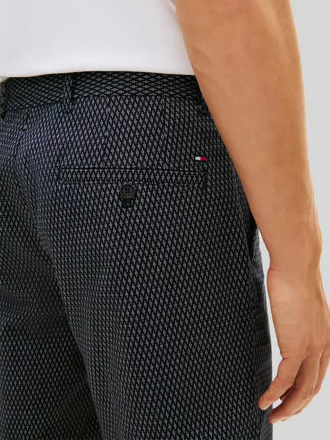 Tommy Hilfiger regular fit chino-shorts van katoenmix