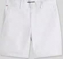 Tommy Hilfiger regular fit chino-shorts van katoenmix