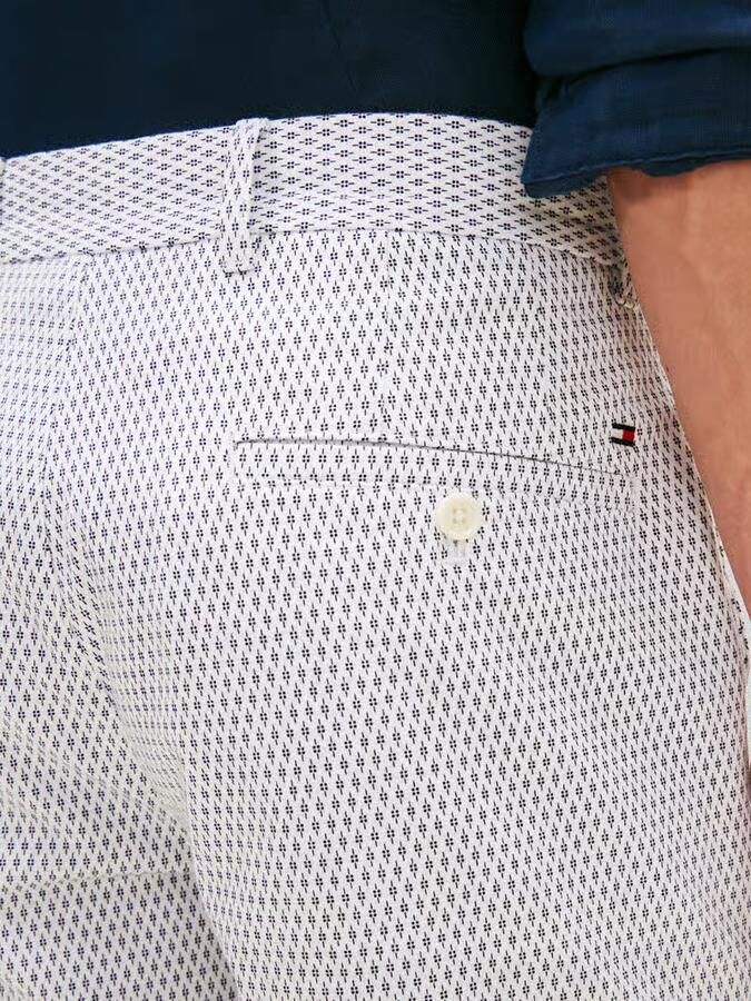 Tommy Hilfiger regular fit chino-shorts van katoenmix