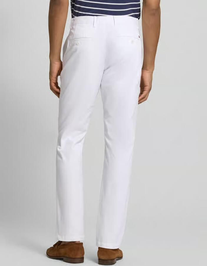 Tommy Hilfiger regular fit chino van katoenmix model 'Denton'