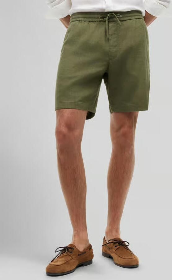 TOMMY HILFIGER Heren Broeken Dover 8 Po Sorona Linen 2 2 Olijf - Foto 7